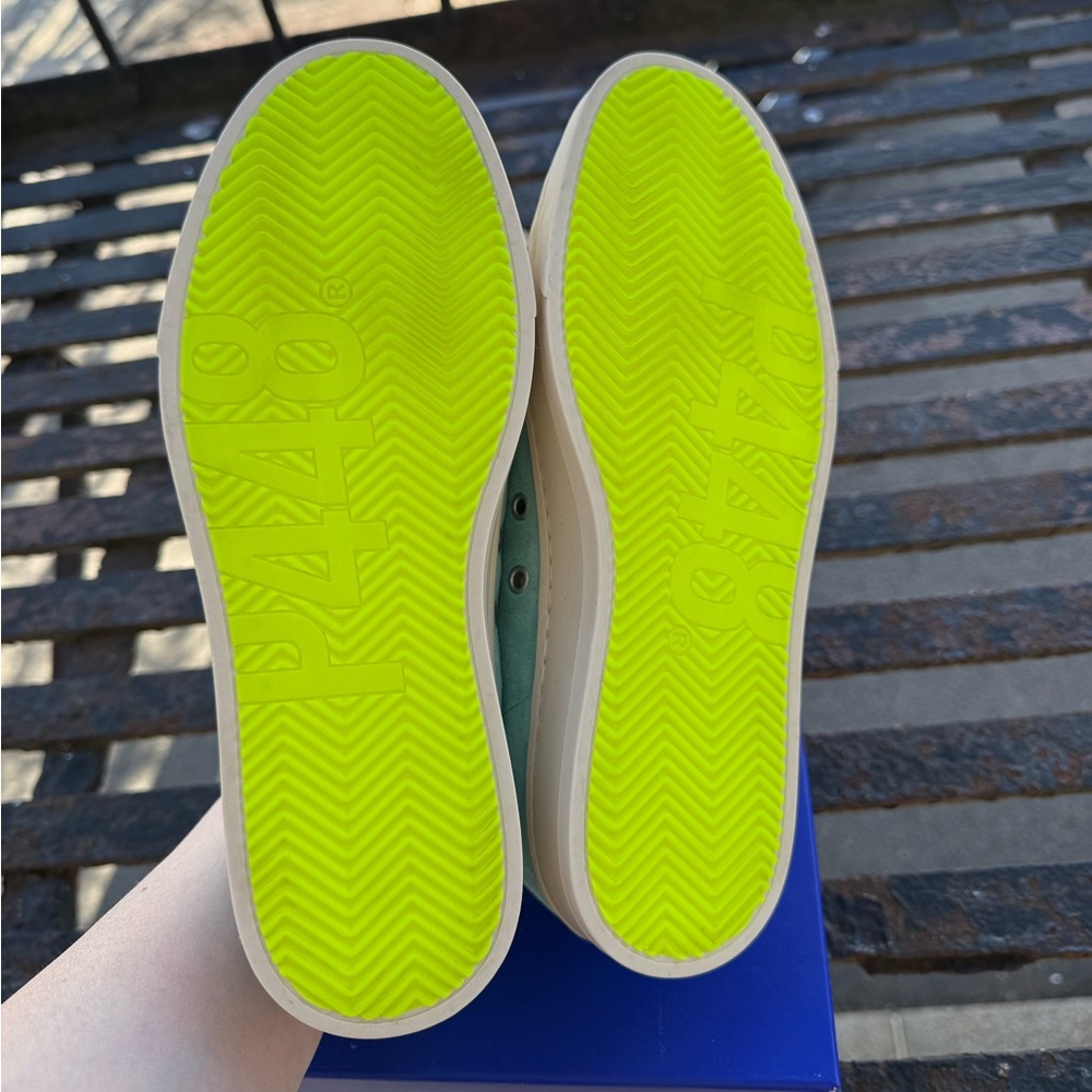P448 Jack Low Top Sneakers in Aqua - Picture 10 of 15
